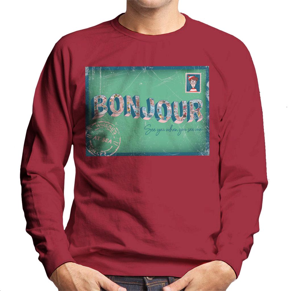 Where's Wally At Sea Illustration Bonjour Men's Sweatshirt product image 4