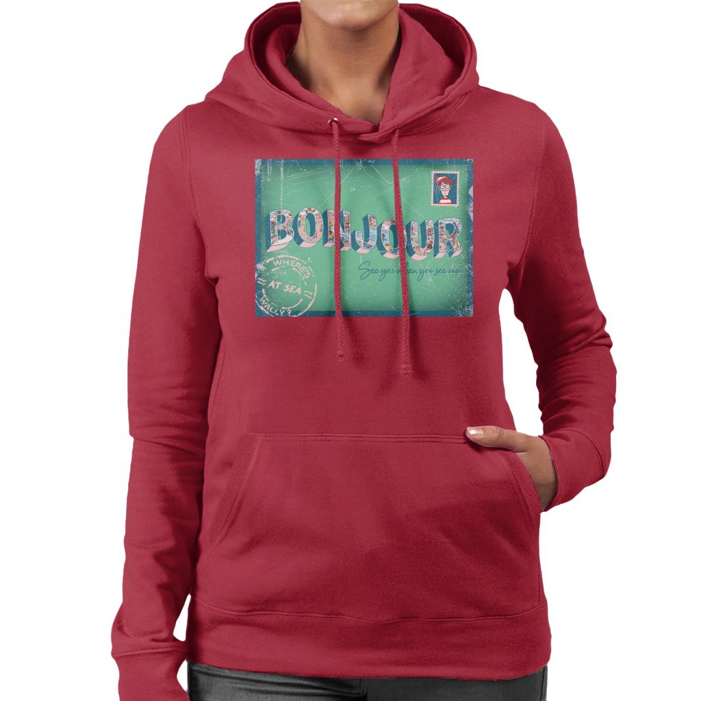 Where's Wally At Sea Illustration Bonjour Women's Hooded product image 4