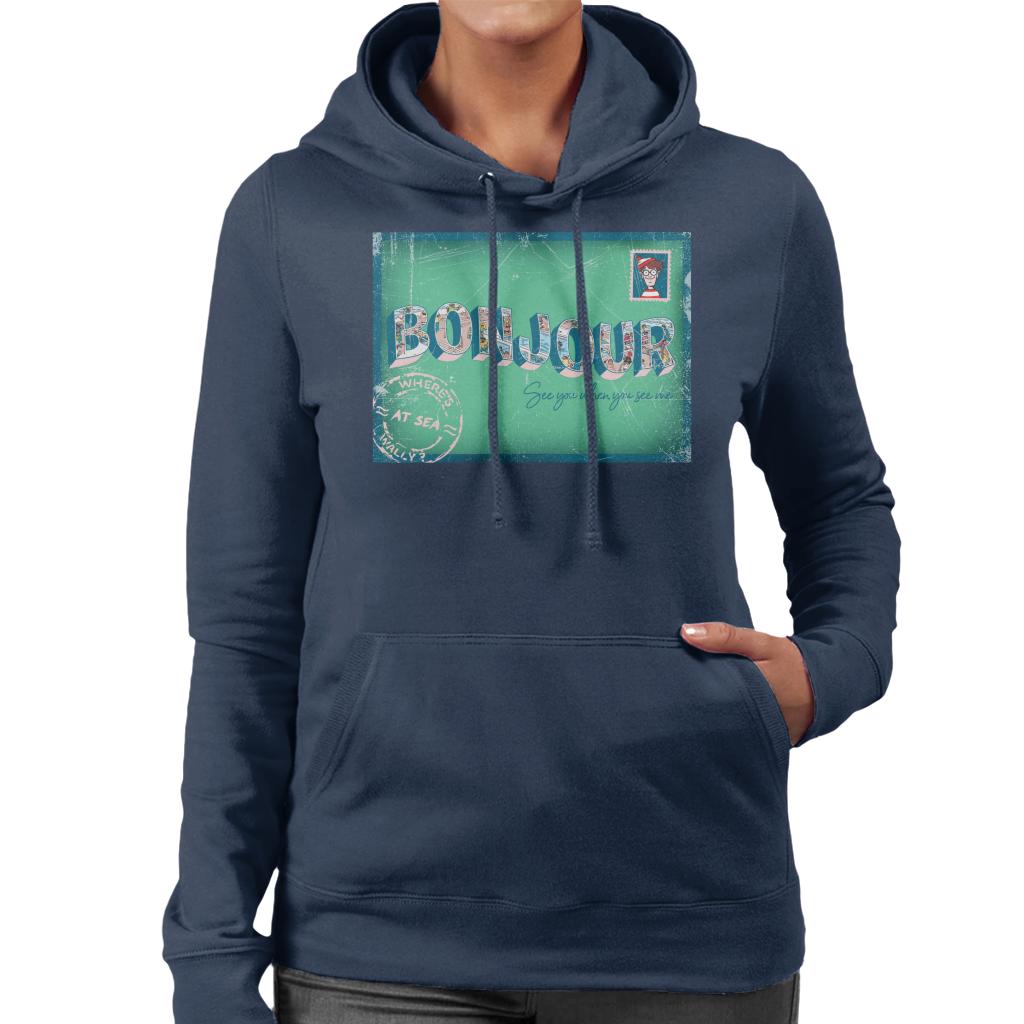 Where's Wally At Sea Illustration Bonjour Women's Hooded product image 1