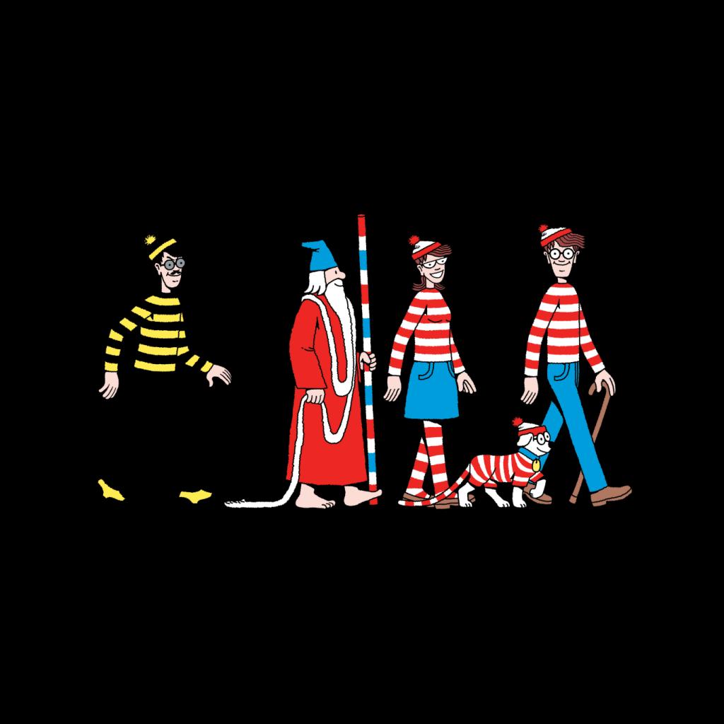 Where's Wally Characters Walking Men's Sweatshirt product image 2