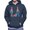 Where's Wally Walking With Wenda And Woof Men's Hooded product image 1