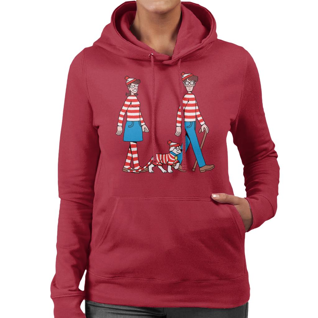Where's Wally Walking With Wenda And Woof Women's Hooded product image 4