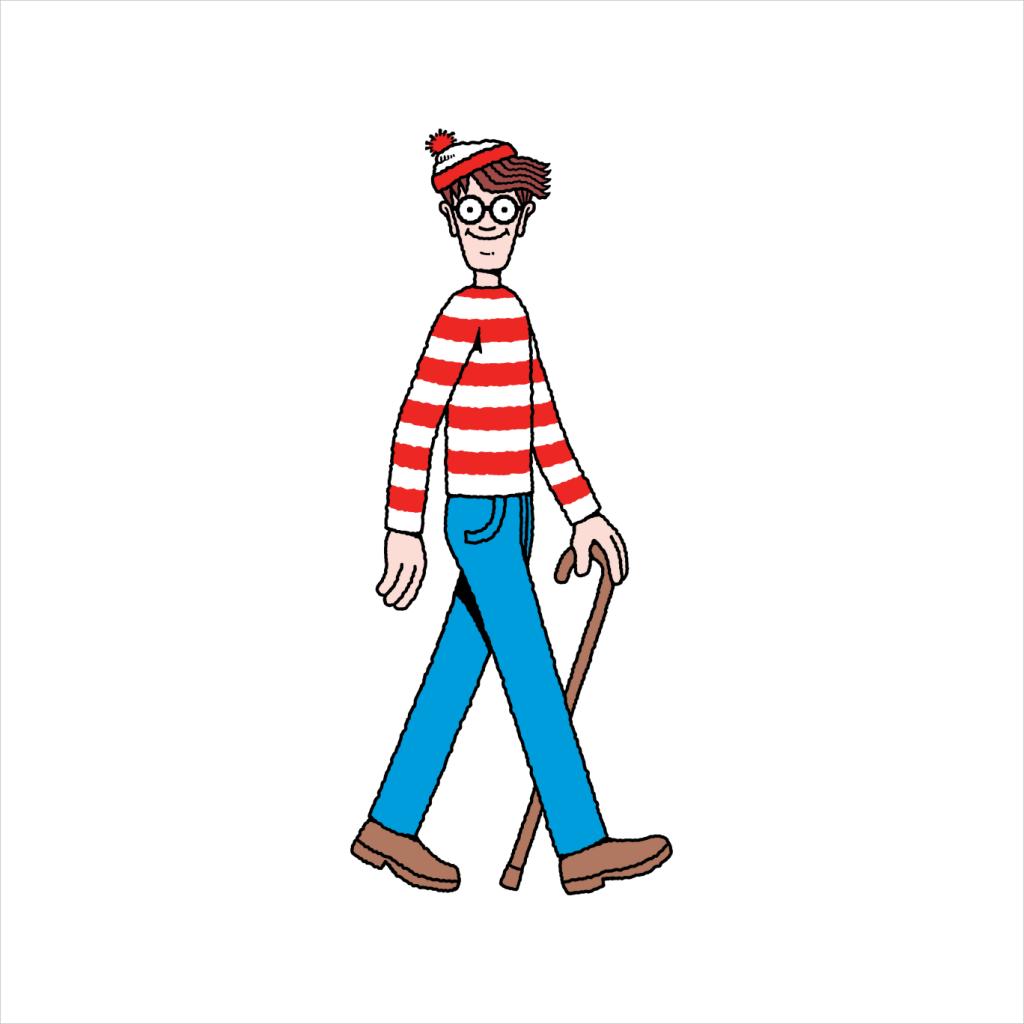 Where's Wally Walking Holding Stick Men's T-Shirt product image 2