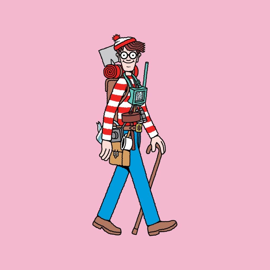 Where's Wally Walking With Camping Gear Women's T-Shirt product image 5
