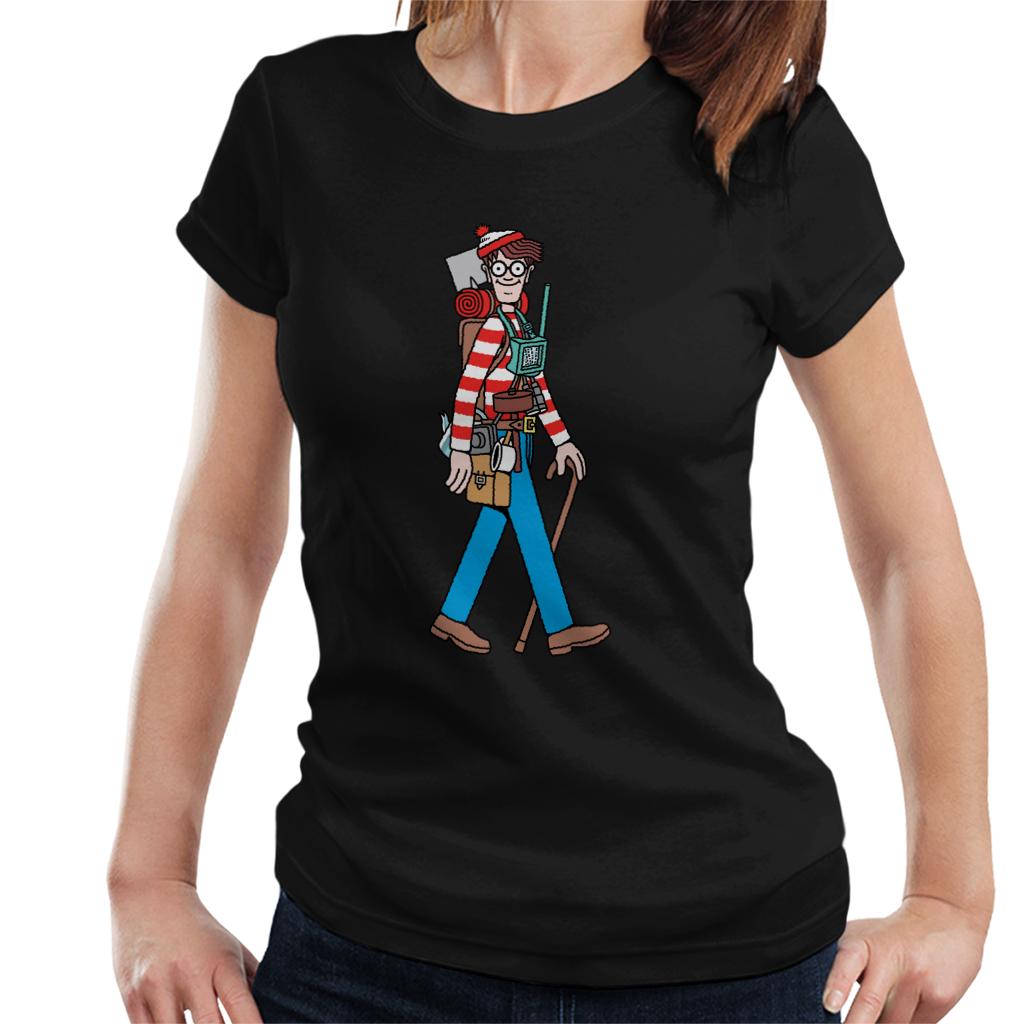 Where's Wally Walking With Camping Gear Women's T-Shirt product image 1
