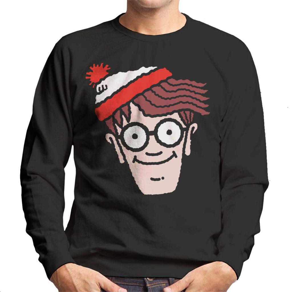 Where's Wally Character Head Men's Sweatshirt product image 1