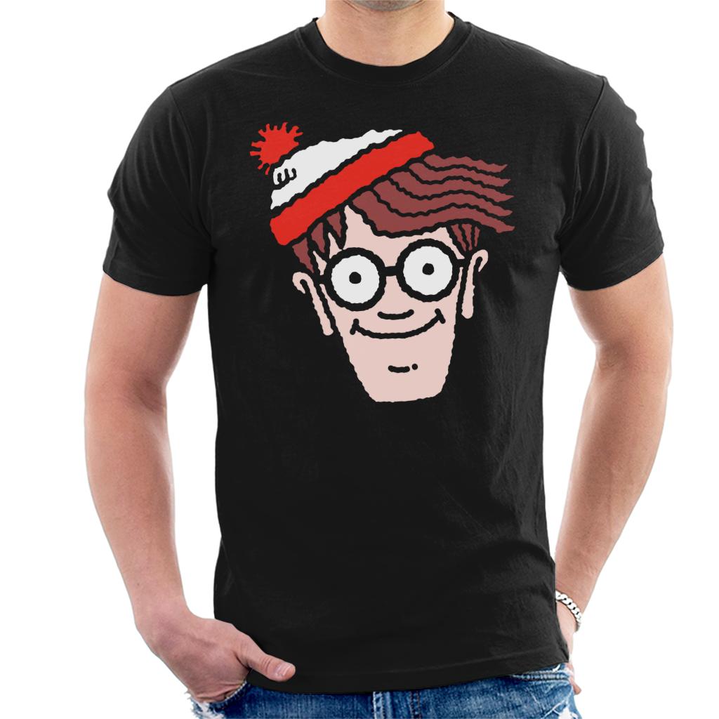 Where's Wally Character Head Men's T-Shirt product image 1