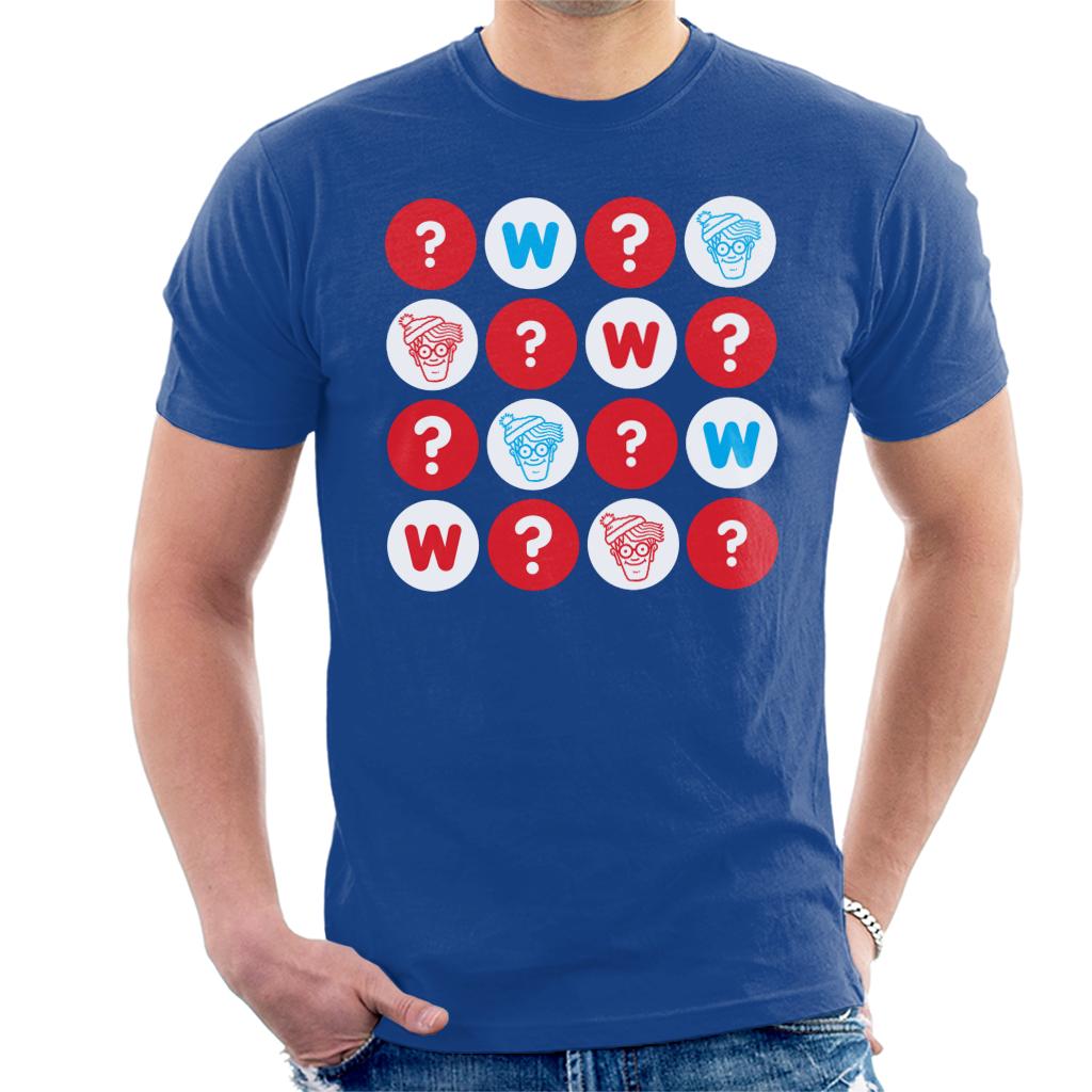 Where's Wally Character Heads And Question Marks Men's product image 4