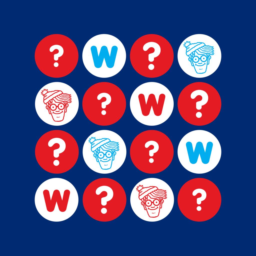 Where's Wally Character Heads And Question Marks Men's product image 5