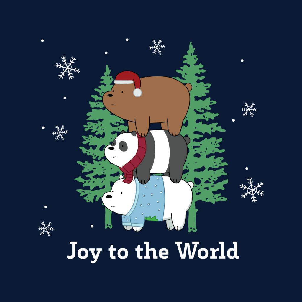 We Bare Bears Christmas Joy To The World Kid's T-Shirt product image 2