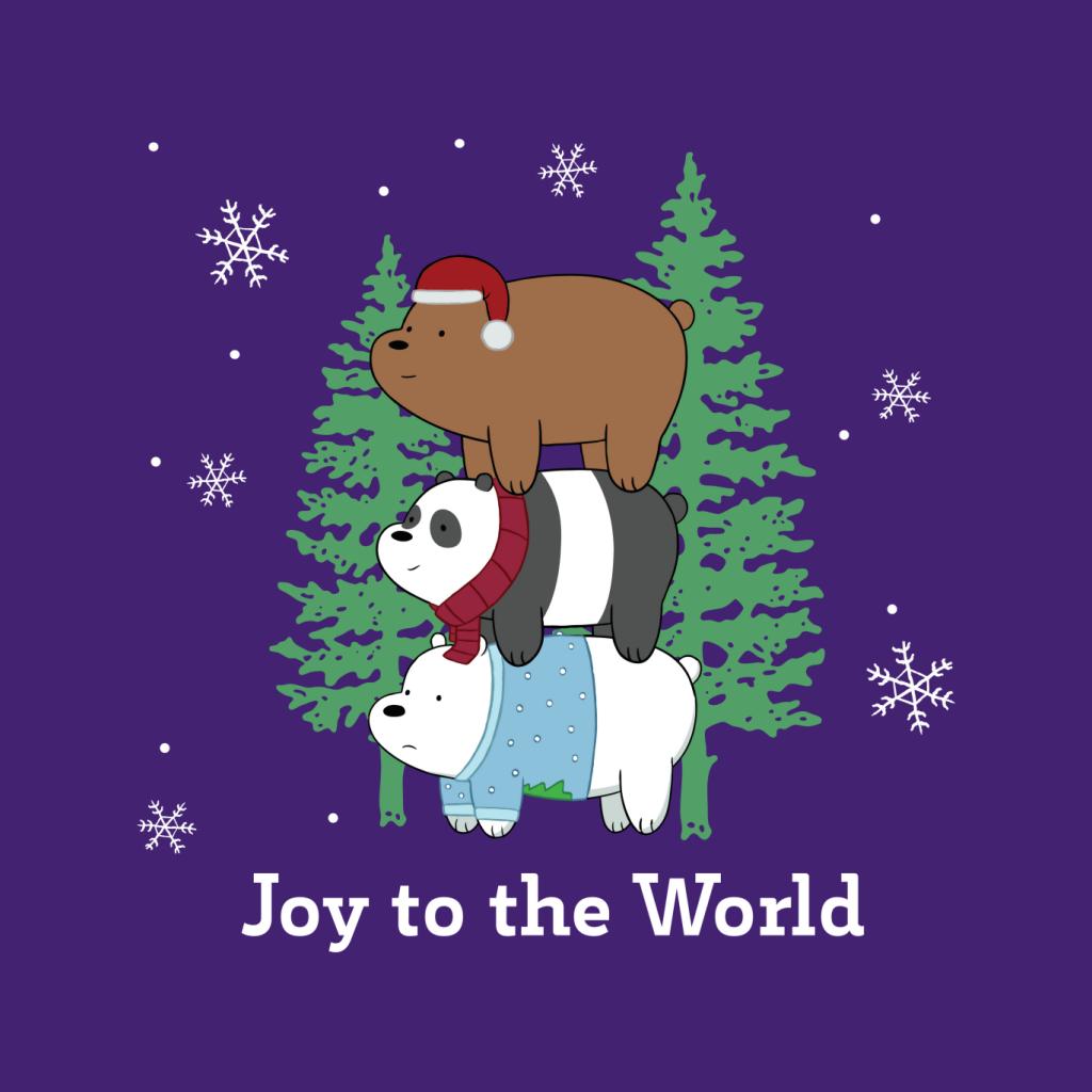 We Bare Bears Christmas Joy To The World Kid's T-Shirt product image 7