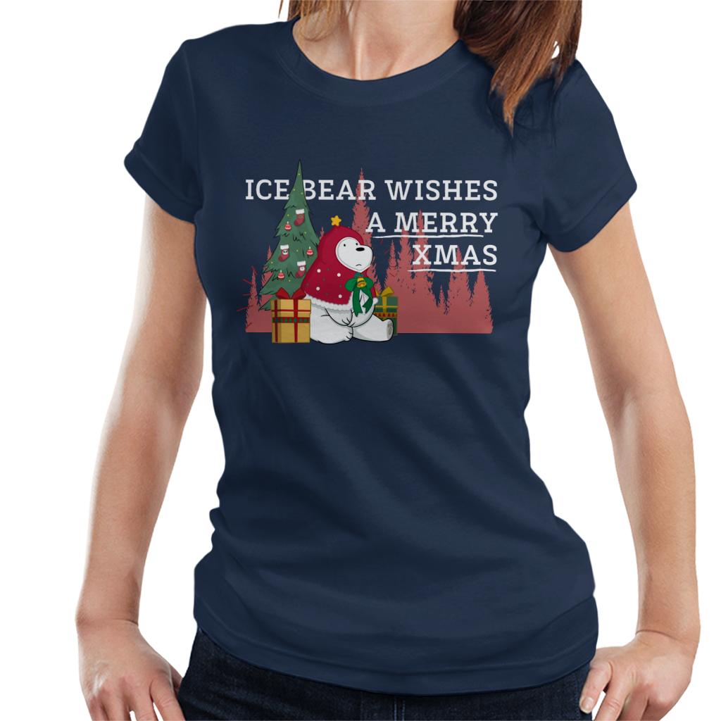 We Bare Bears Christmas Ice Bear Wishes A Merry Xmas product image 1