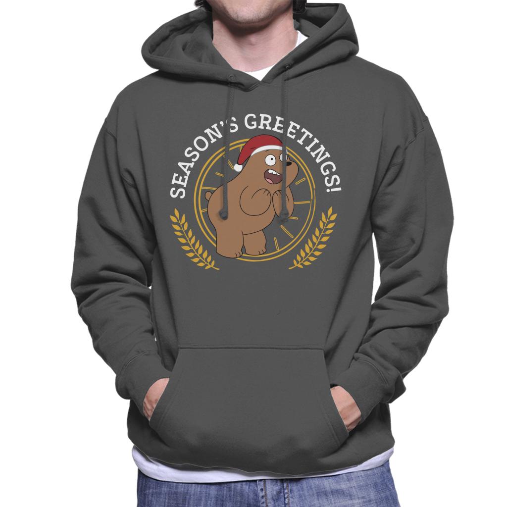 We Bare Bears Christmas Season's Greetings Men's Hooded product image 1