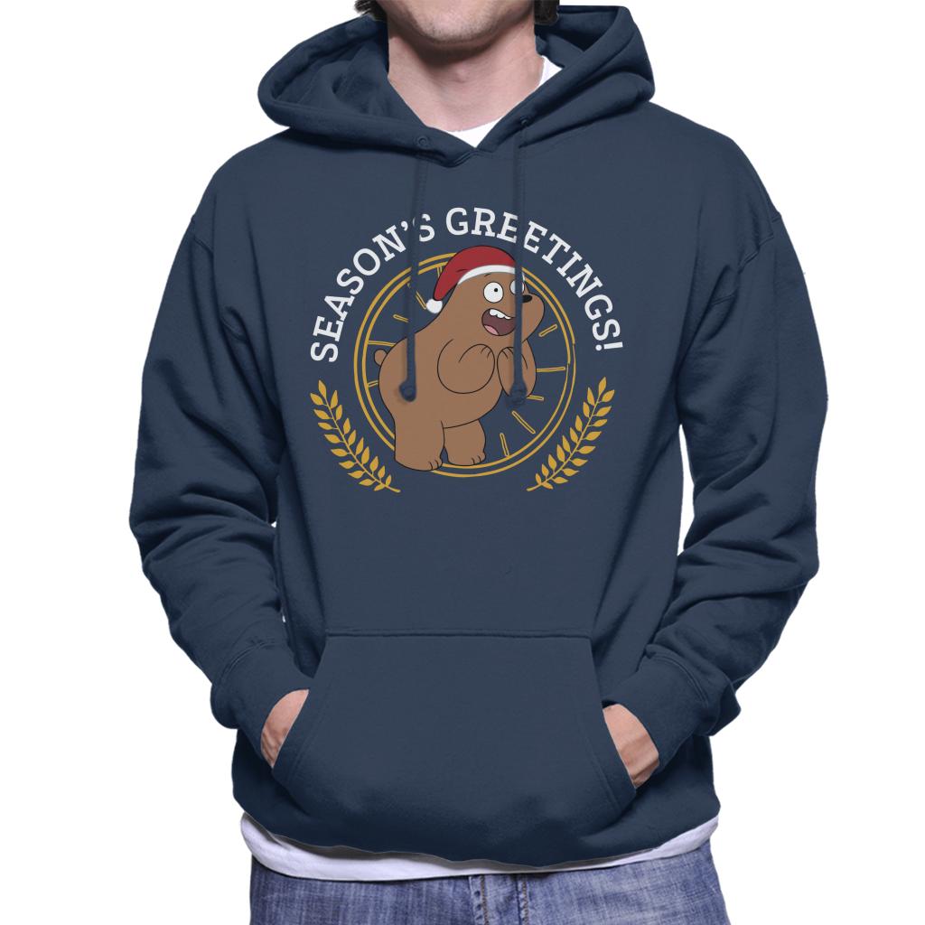 We Bare Bears Christmas Season's Greetings Men's Hooded product image 4