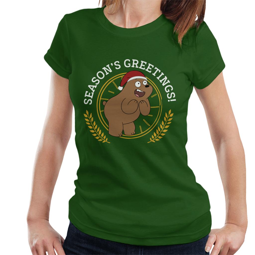 We Bare Bears Christmas Season's Greetings Women's T-Shirt product image 6