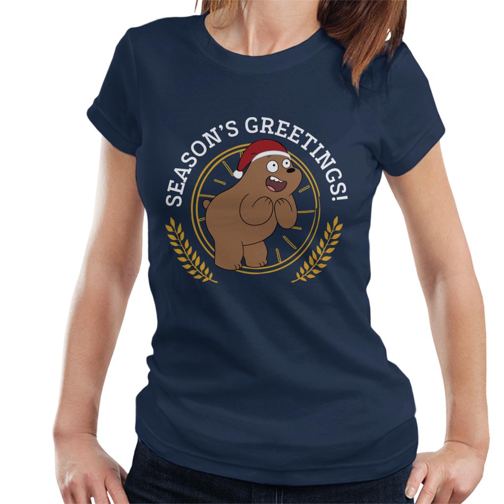 We Bare Bears Christmas Season's Greetings Women's T-Shirt product image 4