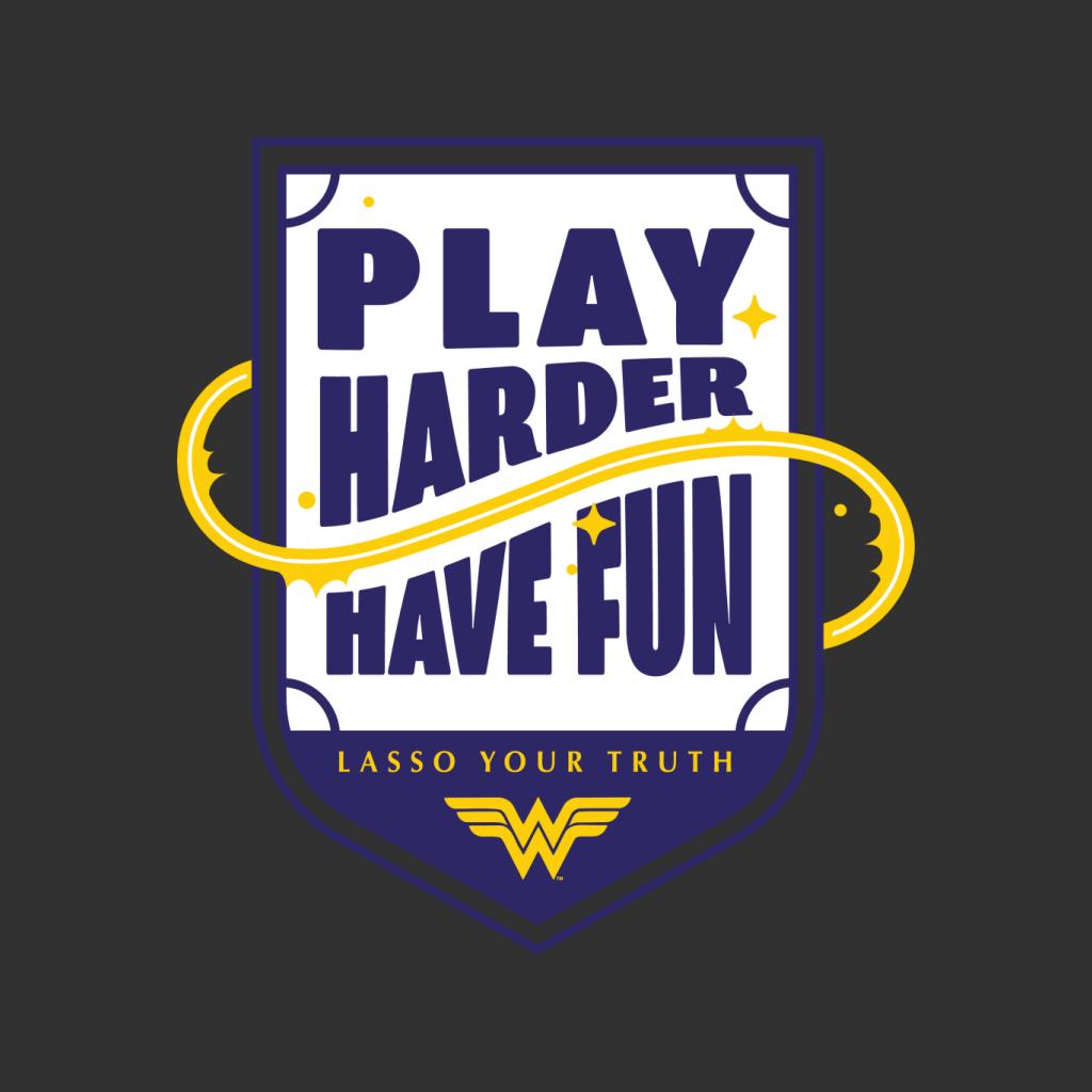 Wonder Woman Sports Play Harder Lasso Your Truth Men's product image 5