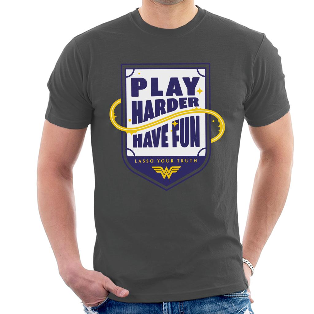 Wonder Woman Sports Play Harder Lasso Your Truth Men's product image 4