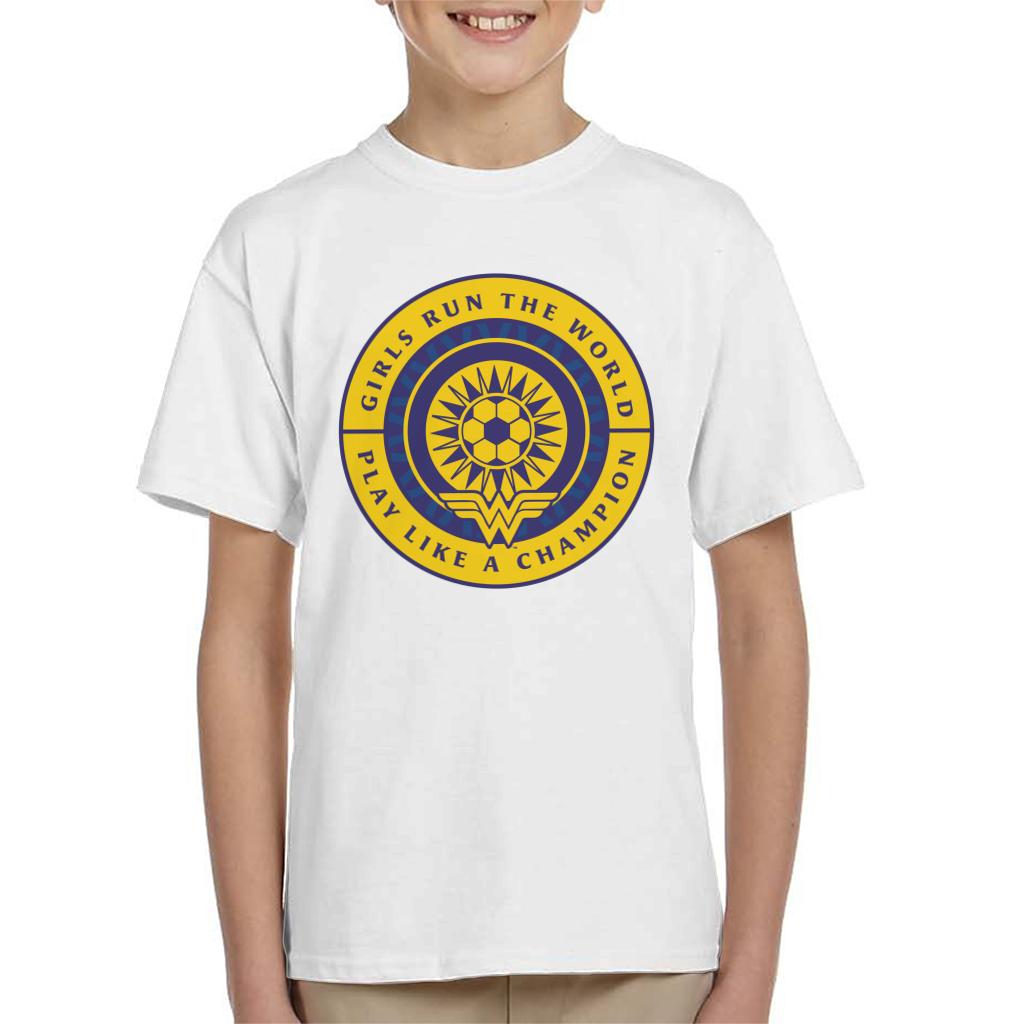 Wonder Woman Sports Girls Run The World Kid's T-Shirt product image 6