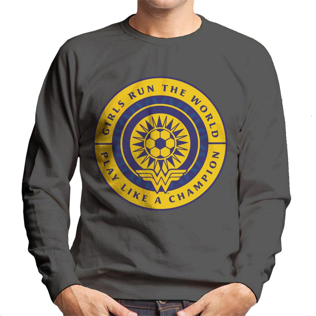 Wonder Woman Sports Girls Run The World Men's Sweatshirt product image 4