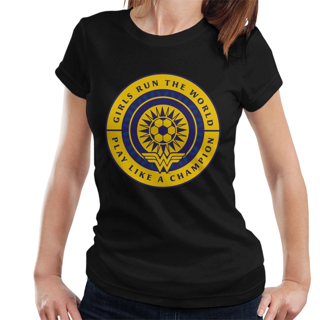 Wonder Woman Sports Girls Run The World Women's T-Shirt product image 1