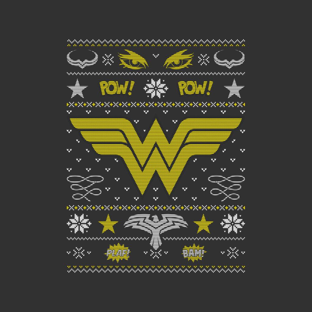 Wonder Woman Christmas Pow Women's Hooded Sweatshirt product image 5