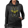 Wonder Woman Christmas Pow Women's Hooded Sweatshirt product image 1