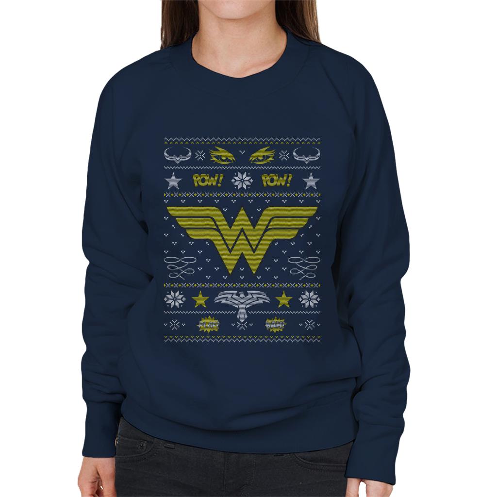 Wonder Woman Christmas Pow Women's Sweatshirt product image 6