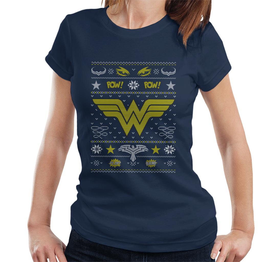 Wonder Woman Christmas Pow Women's T-Shirt product image 6