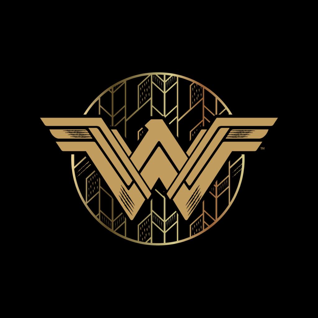 Wonder Woman Golden W Logo Women's Hooded Sweatshirt product image 2