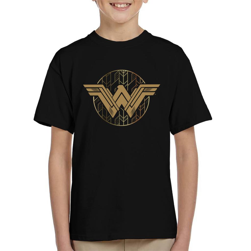 Wonder Woman Golden W Logo Kid's T-Shirt product image 1