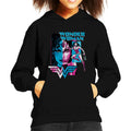 Wonder Woman Blue And Purple Montage Kid's Hooded Sweatshirt product image 1