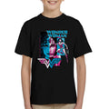 Wonder Woman Blue And Purple Montage Kid's T-Shirt product image 1