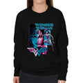 Wonder Woman Blue And Purple Montage Women's Sweatshirt product image 1