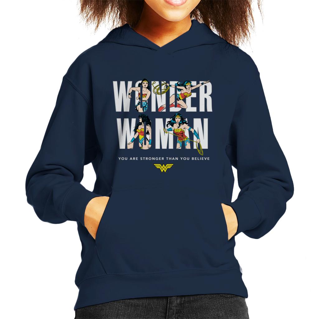 Wonder Woman You Are Stronger Than Believe Kid's Hooded product image 4