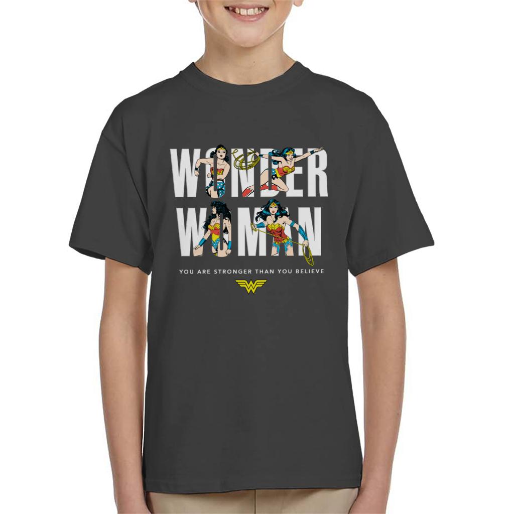 Wonder Woman You Are Stronger Than Believe Kid's T-Shirt product image 1