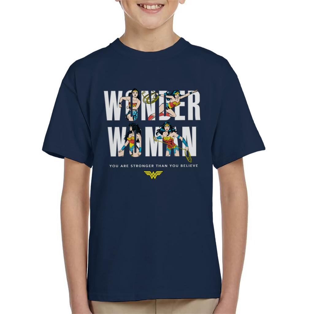 Wonder Woman You Are Stronger Than Believe Kid's T-Shirt product image 4