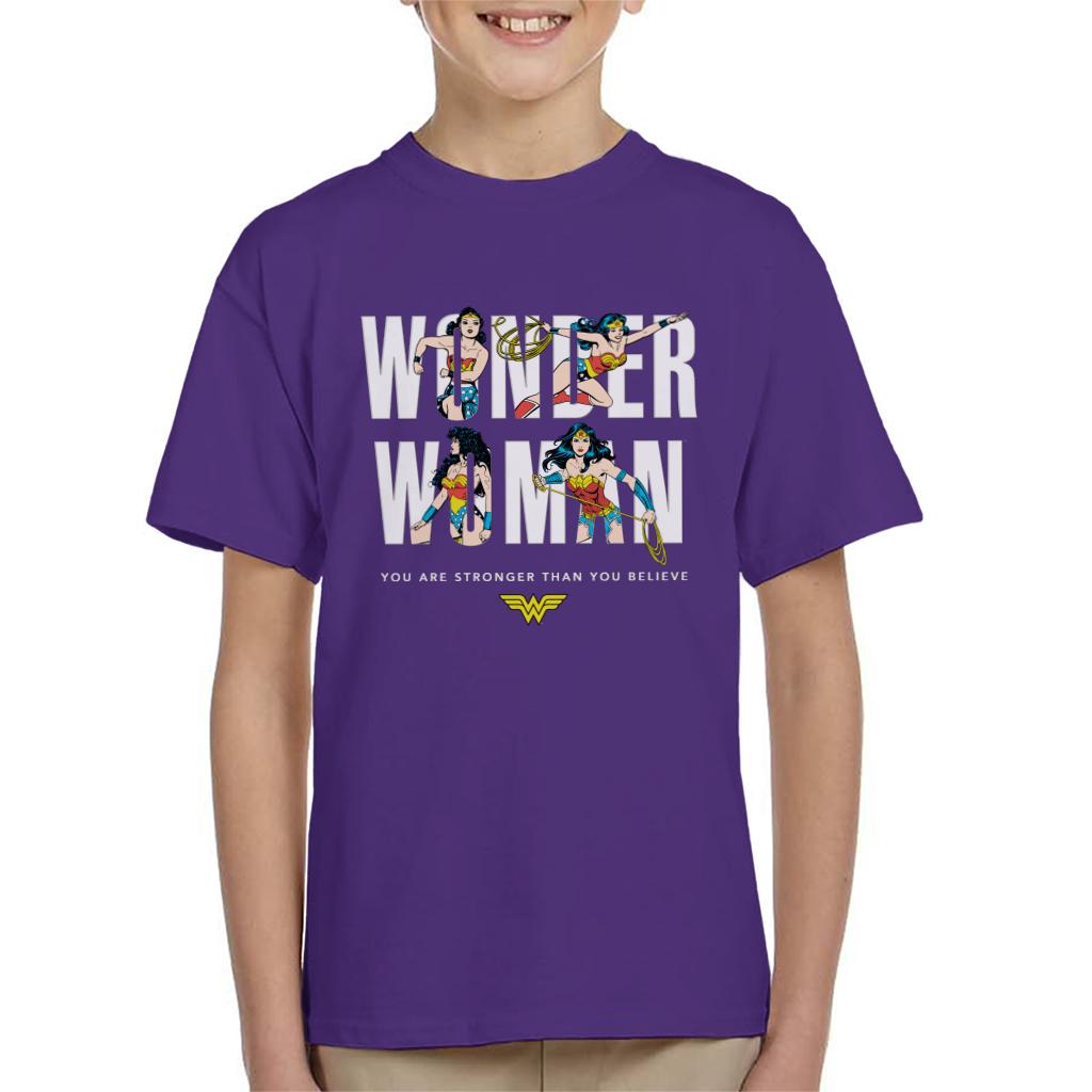 Wonder Woman You Are Stronger Than Believe Kid's T-Shirt product image 6