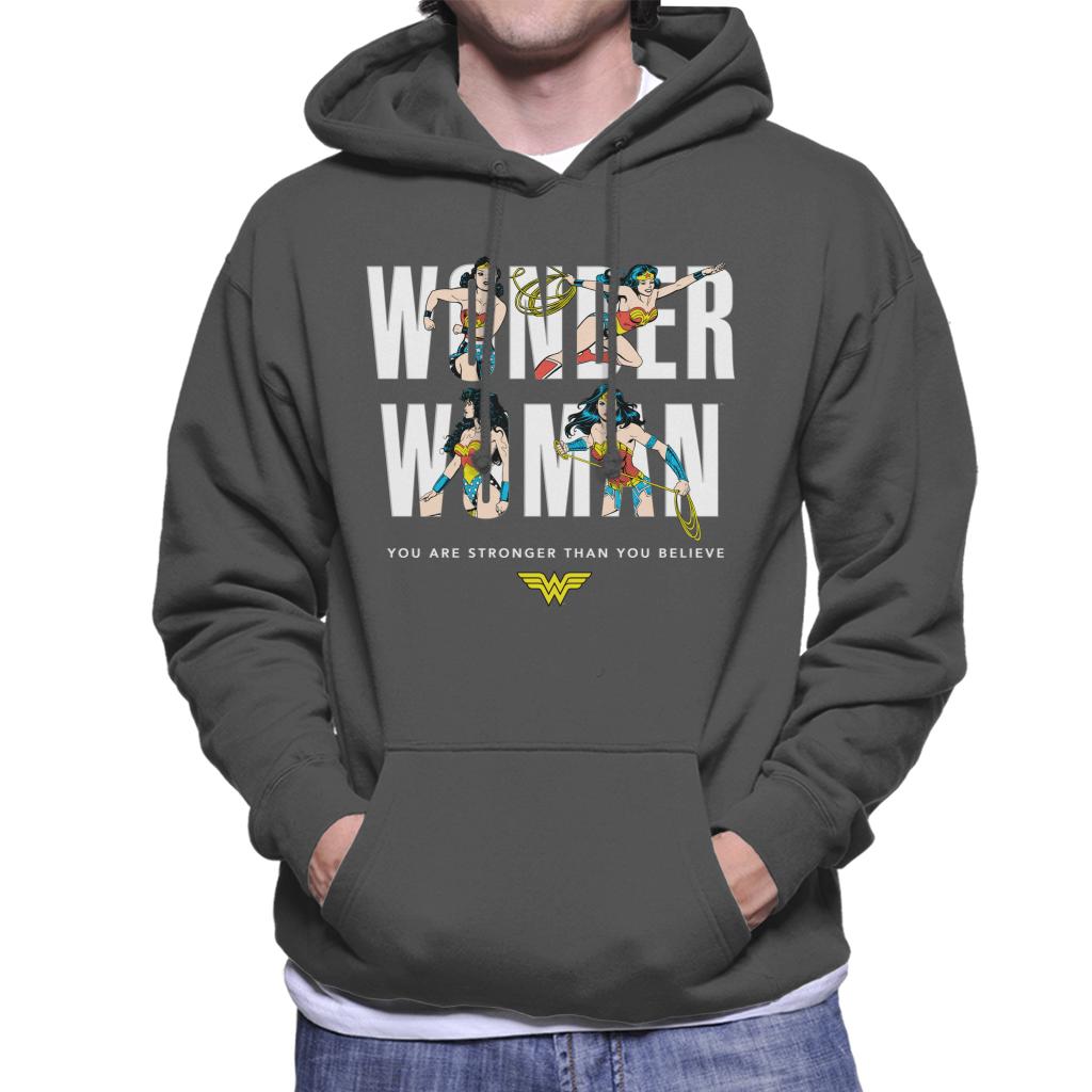 Wonder Woman You Are Stronger Than Believe Men's Hooded product image 1