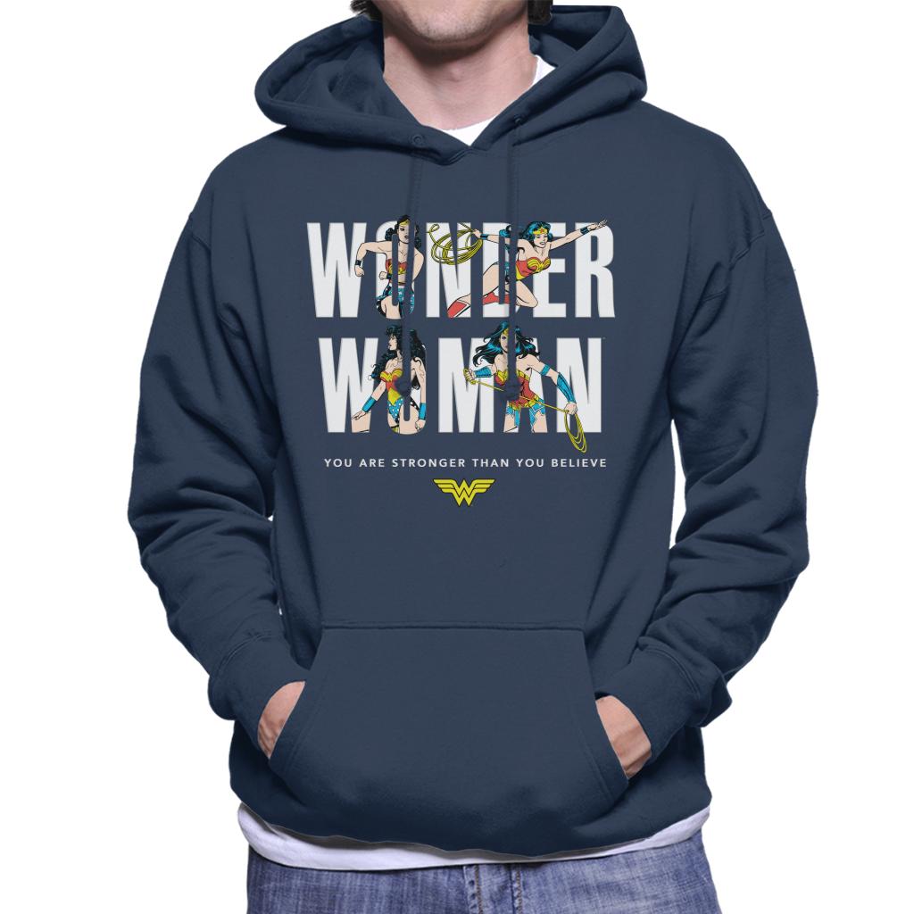 Wonder Woman You Are Stronger Than Believe Men's Hooded product image 4