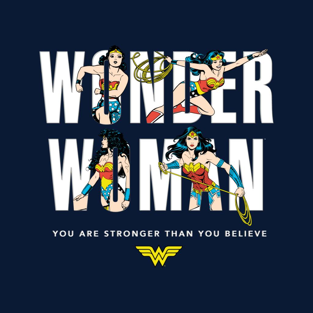 Wonder Woman You Are Stronger Than Believe Women's Hooded product image 5