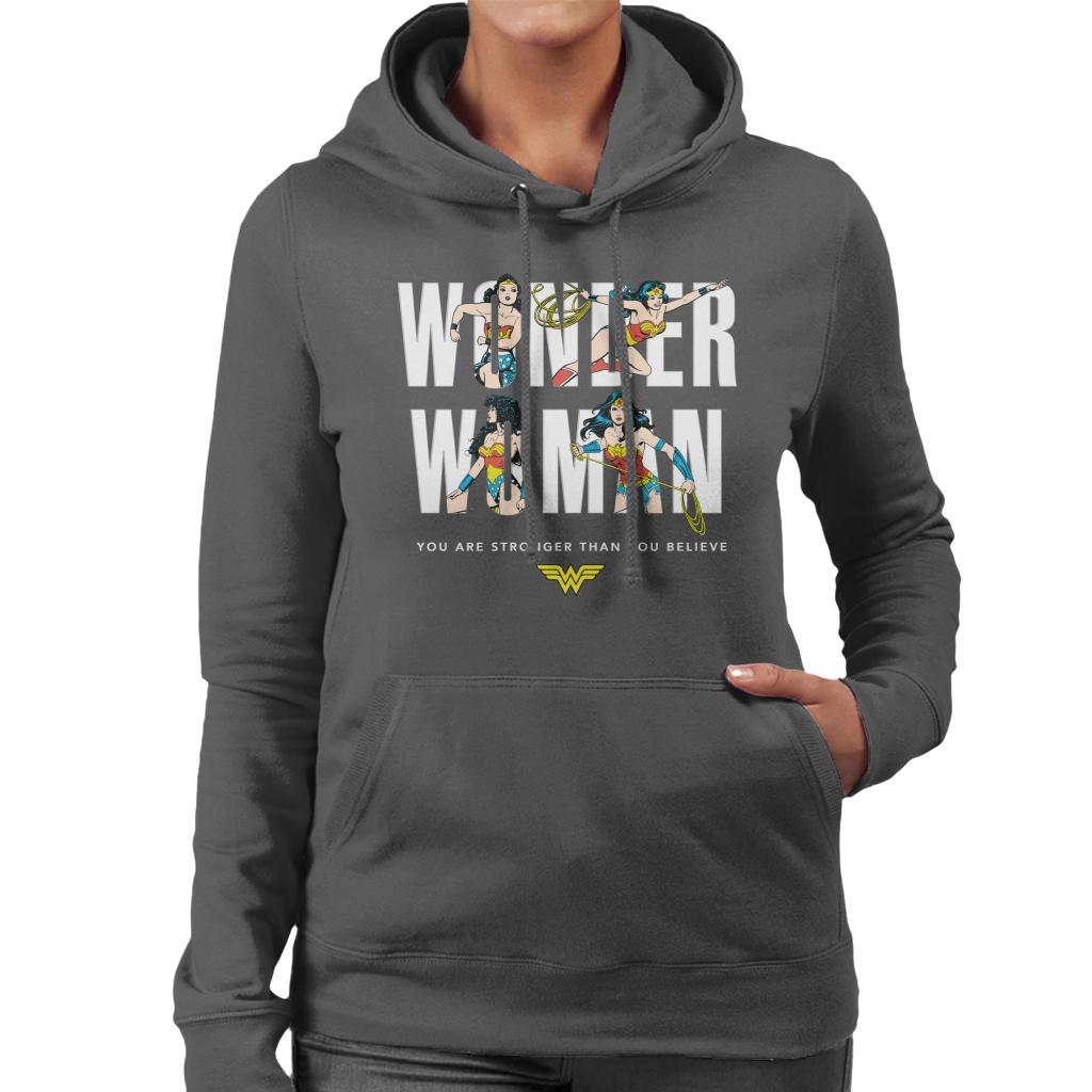 Wonder Woman You Are Stronger Than Believe Women's Hooded product image 1