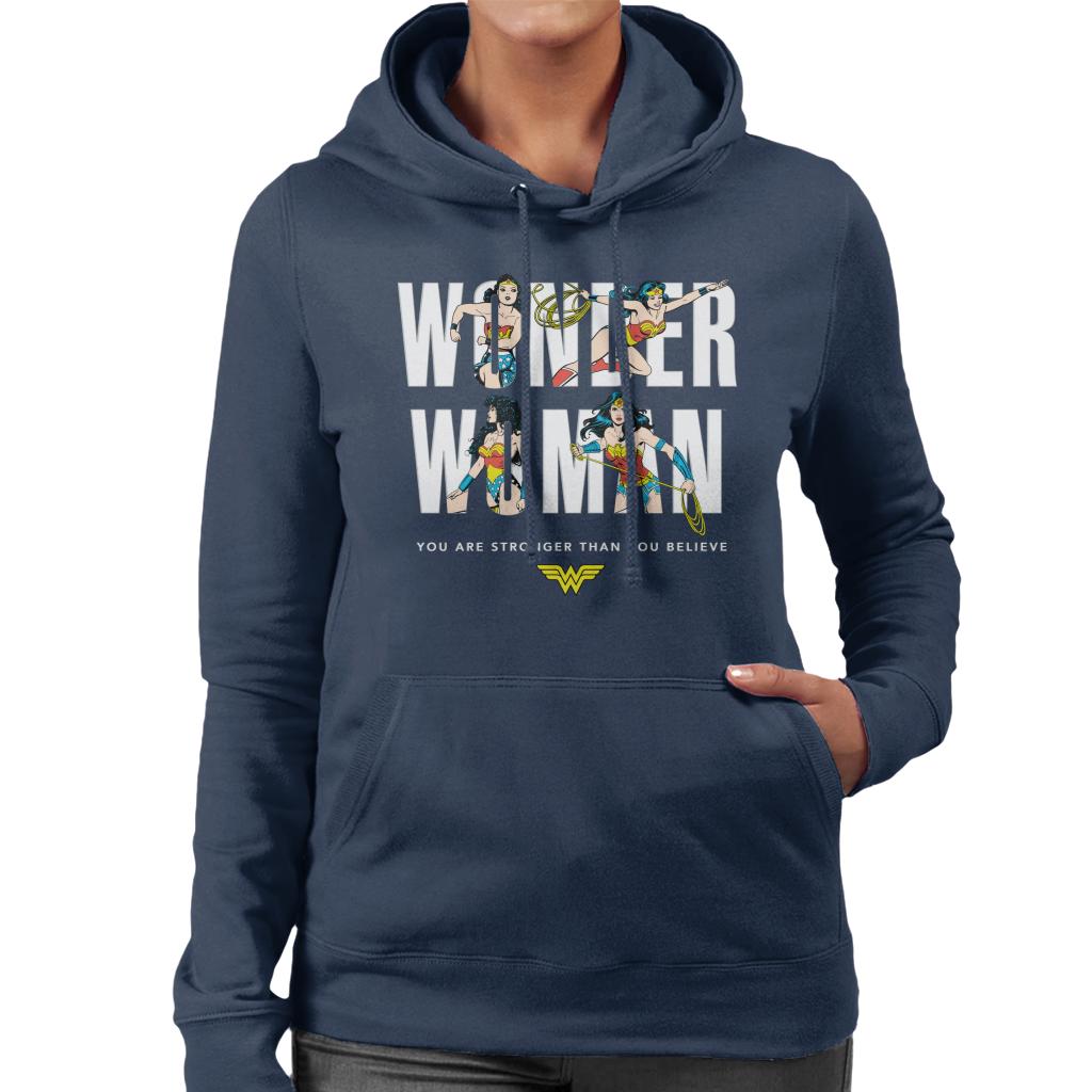 Wonder Woman You Are Stronger Than Believe Women's Hooded product image 4