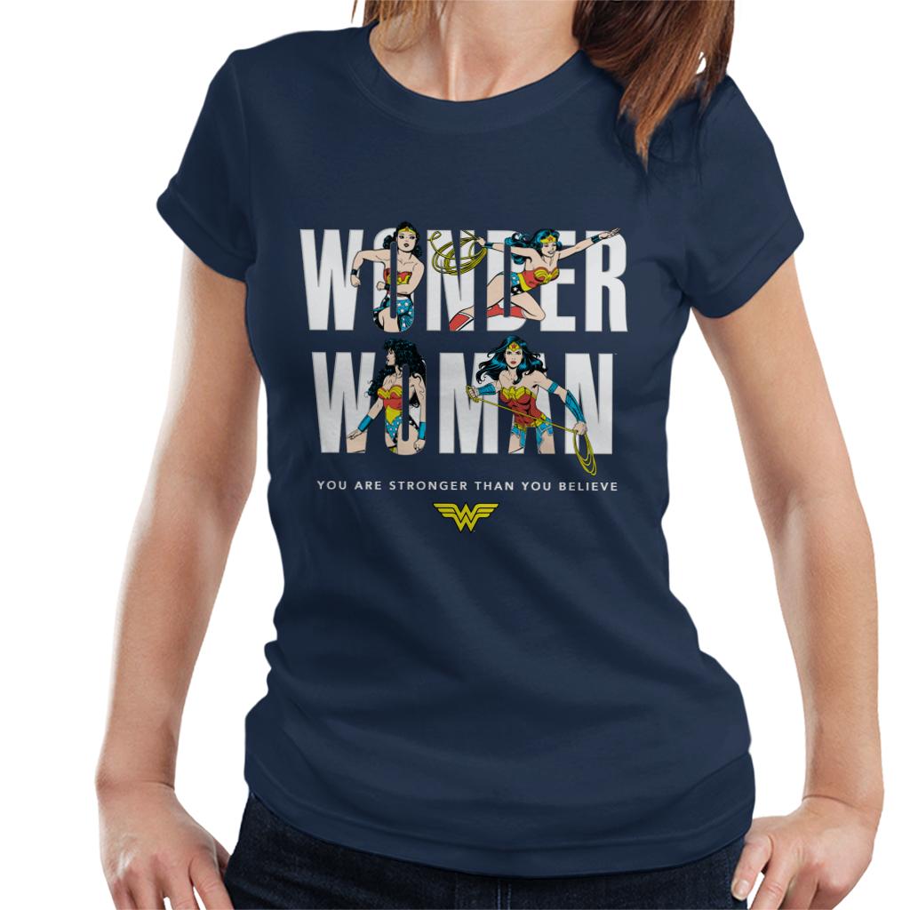 Wonder Woman You Are Stronger Than Believe Women's T-Shirt product image 4