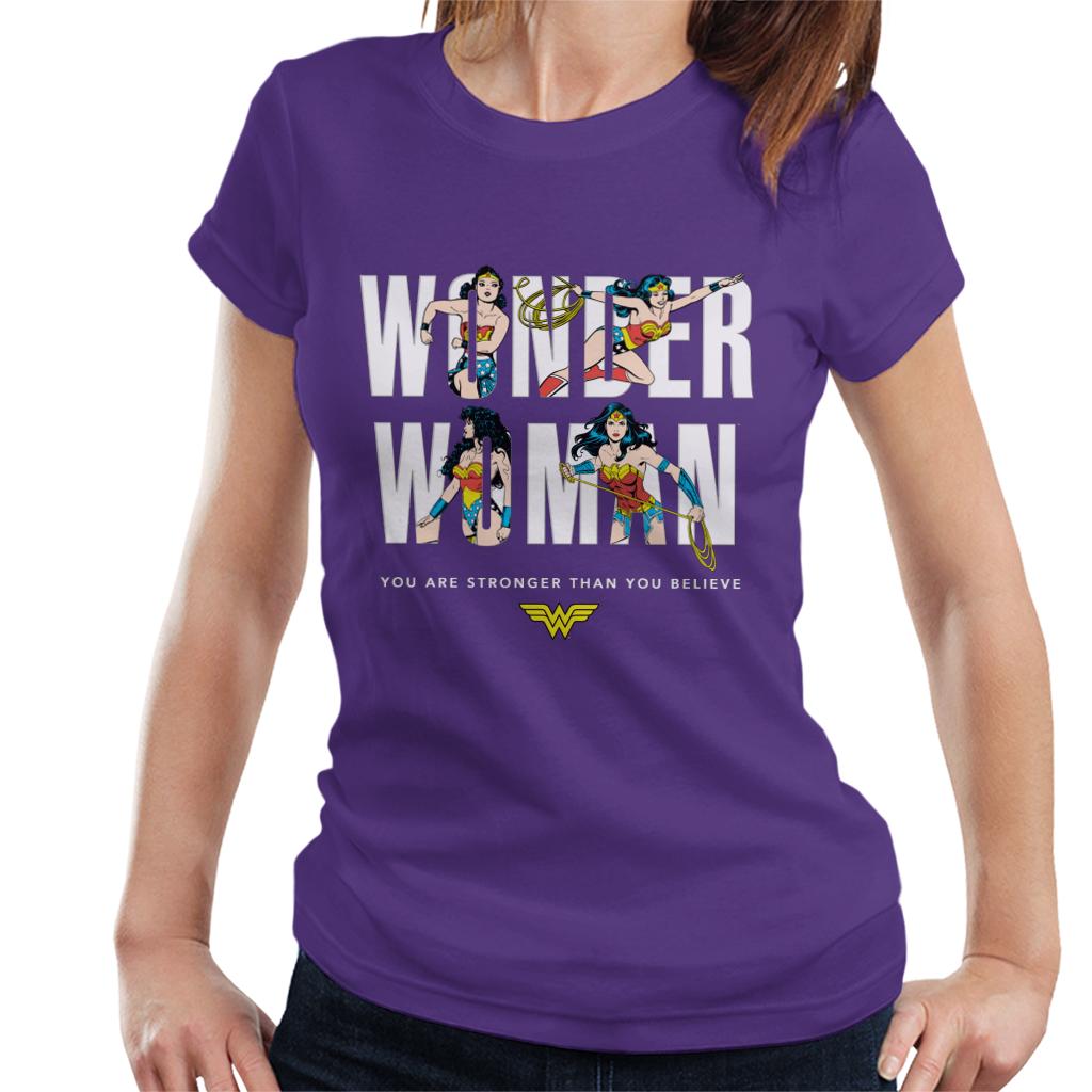 Wonder Woman You Are Stronger Than Believe Women's T-Shirt product image 6
