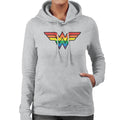 Wonder Woman Rainbow Logo Women's Hooded Sweatshirt product image 1