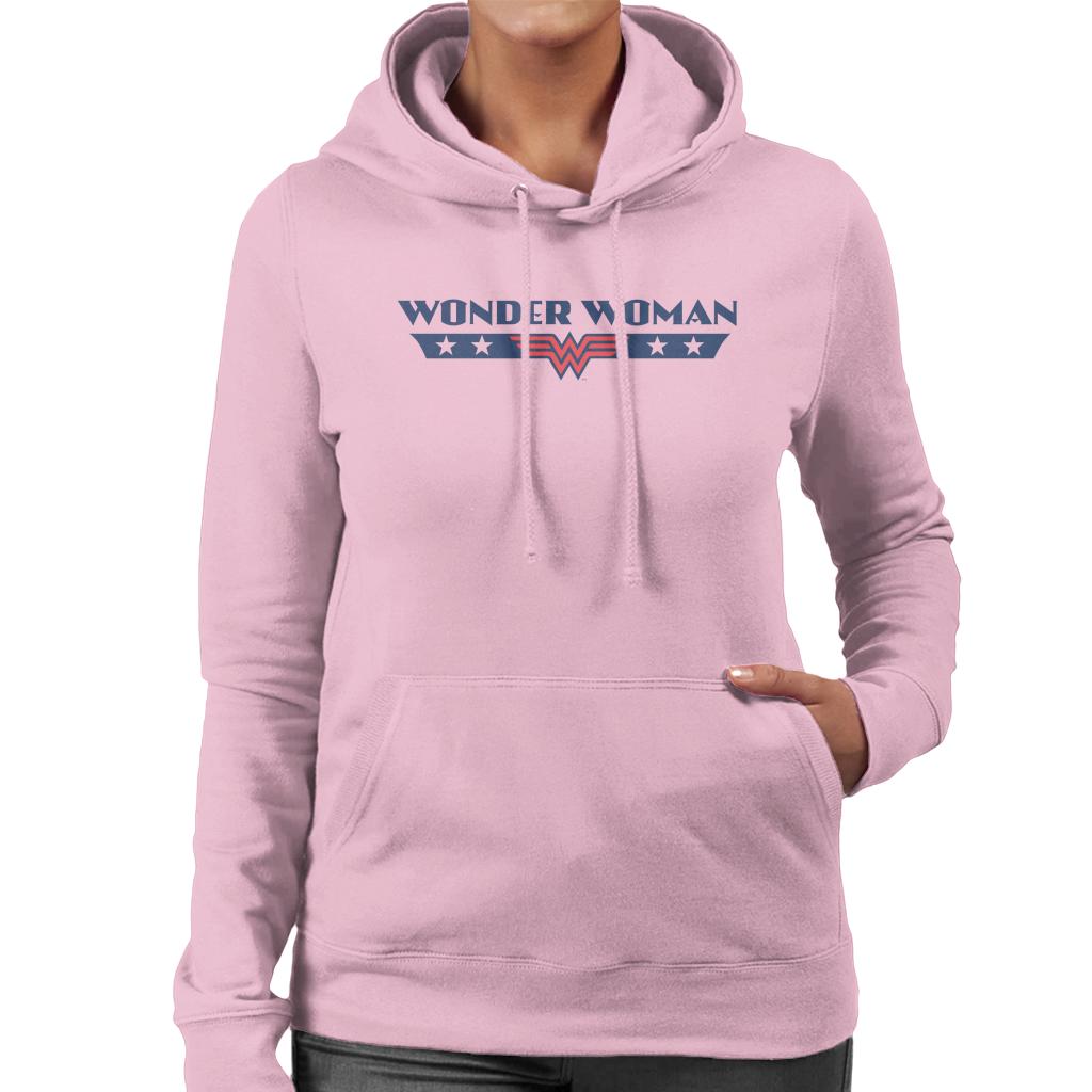 Wonder Woman Stars Logo Women's Hooded Sweatshirt product image 6