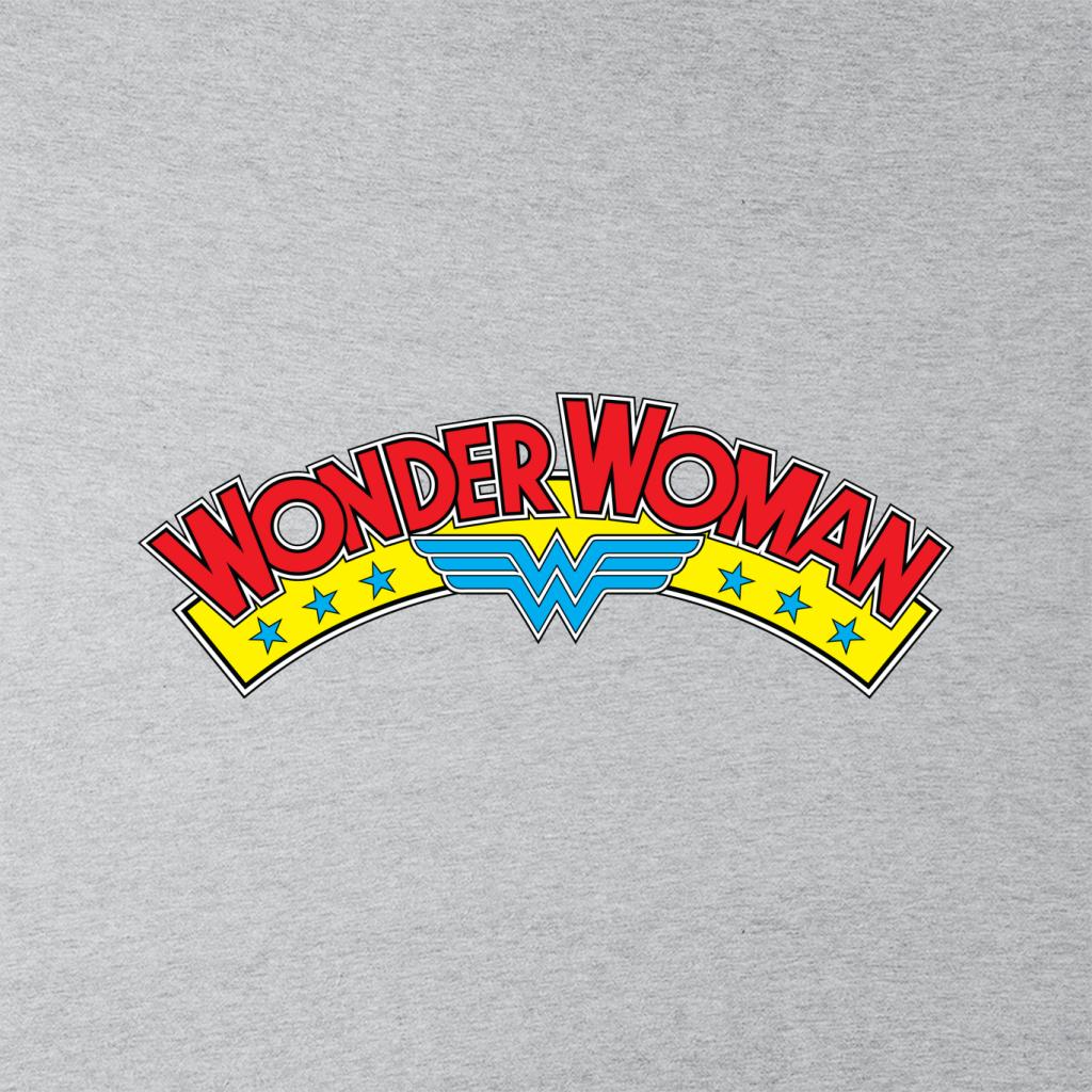 Wonder Woman Blue Stars Logo Men's Sweatshirt product image 2