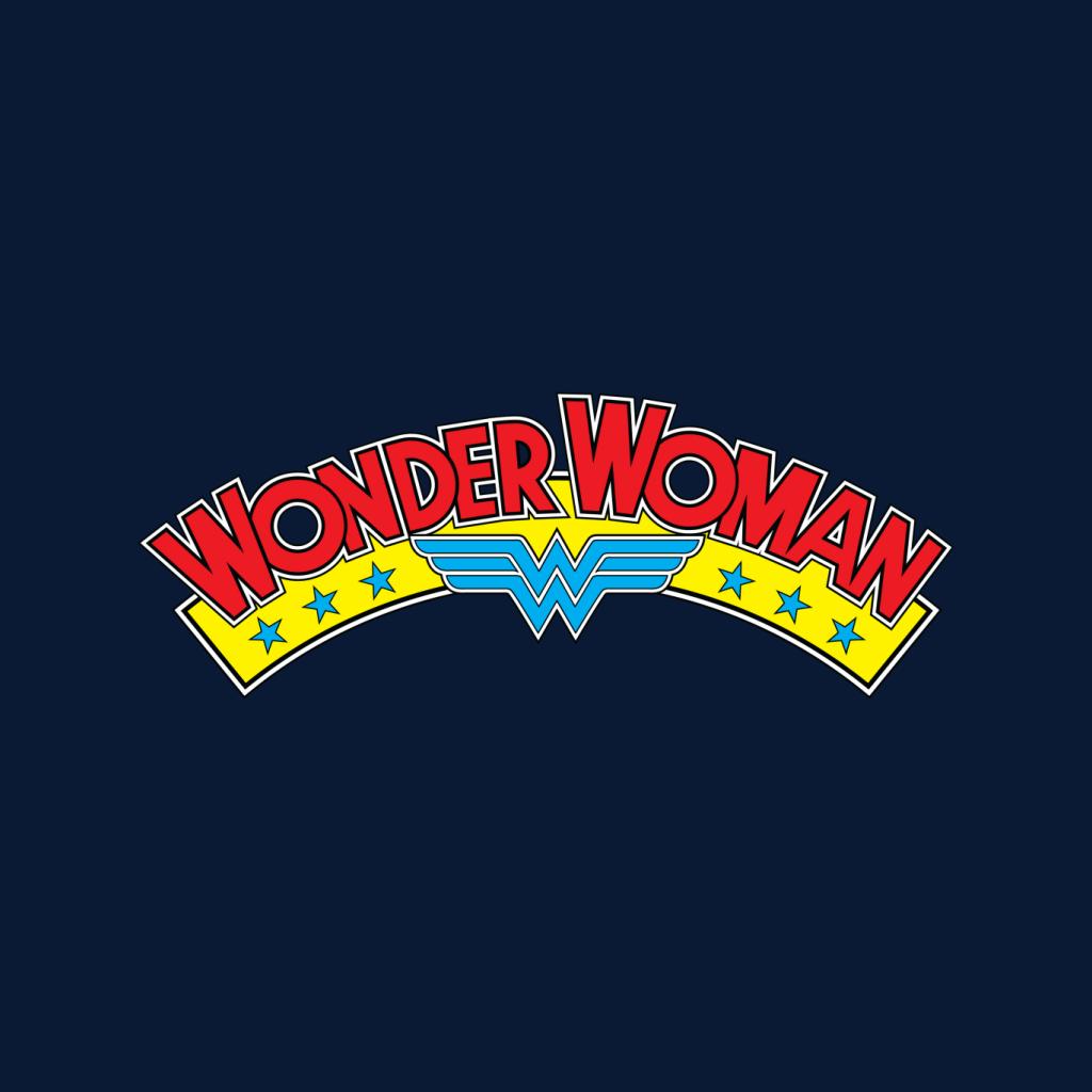Wonder Woman Blue Stars Logo Women's Hooded Sweatshirt product image 5