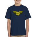 Wonder Woman Faded Yellow Logo Kid's T-Shirt product image 1